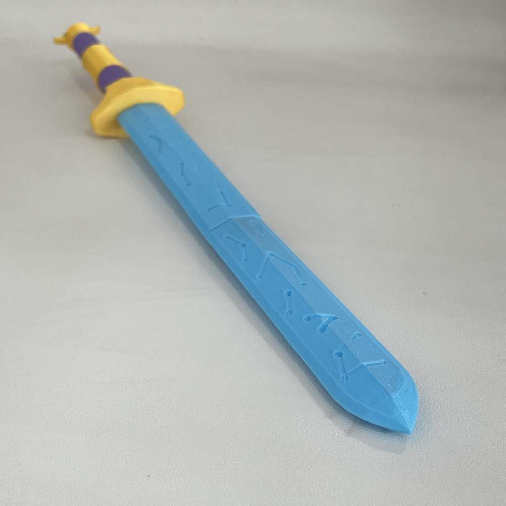 Blue toy Sword - Huntress Idol fake weapon