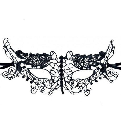 Lace Butterfly Mask 401- Black