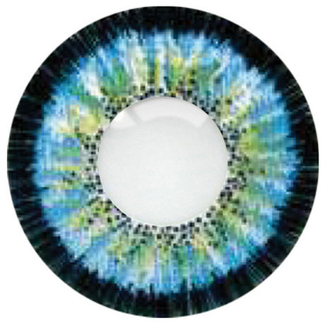 Bold Blue Contact Lenses 09684
