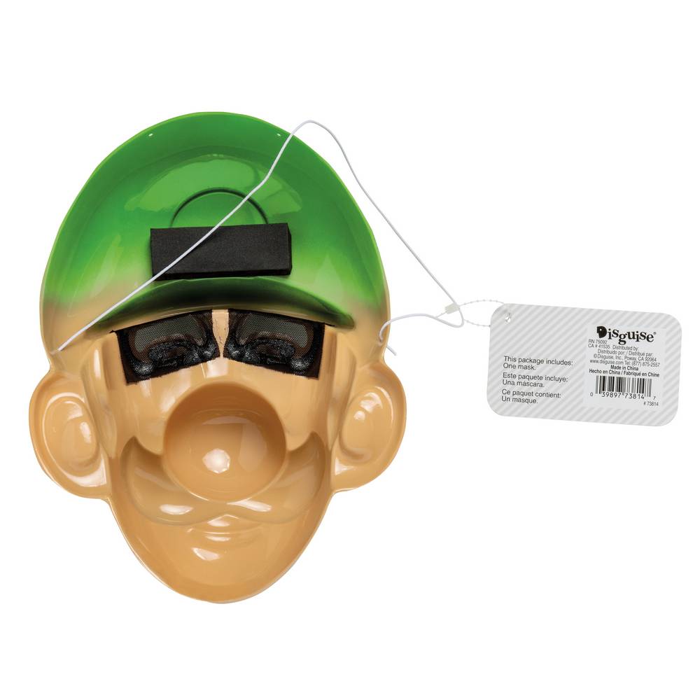 Luigi Adult Mask - Officially Licensed Super Mario™ Nintendo®