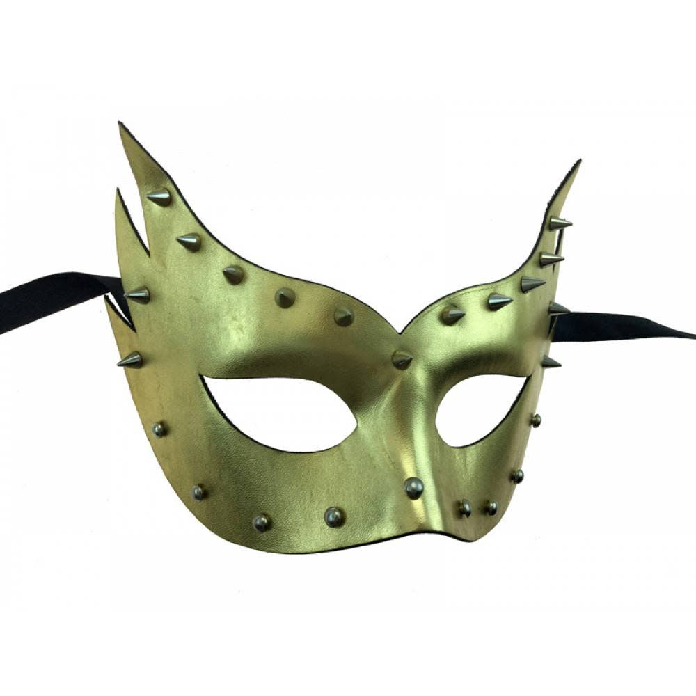 Leather Spike Studs Venetian Mask