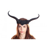 Black Vintage Style Horned Headband
