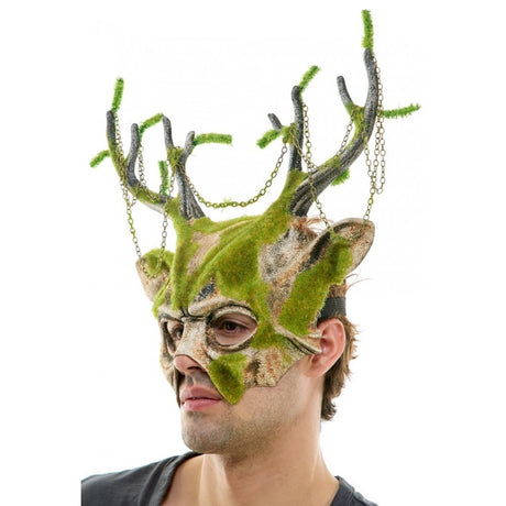 Woodland Devil Mask With Chain