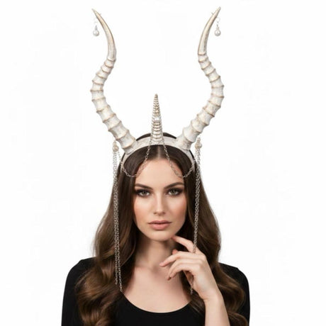 horned-headpiece-with-chains