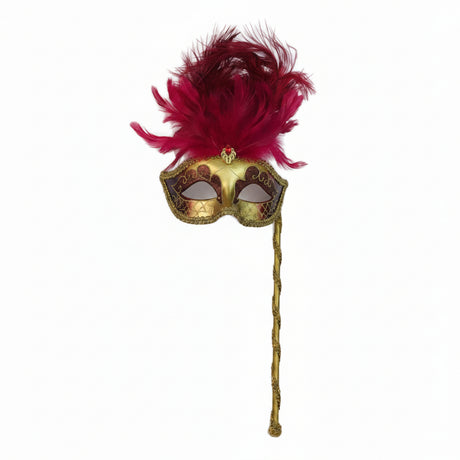 masquerade-feather-mask-with-stick