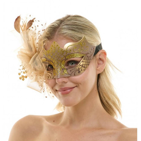 Masquerade Fairy Mask-Gold, Venetian, Mask,  Masquerade, Carnival