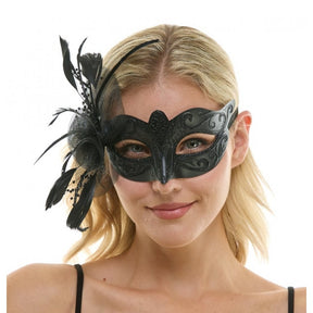 Masquerade Fairy Lace Mask - Black