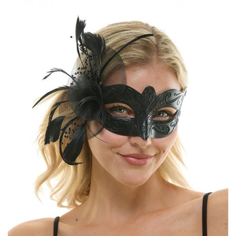 Masquerade Fairy Lace Mask - Black