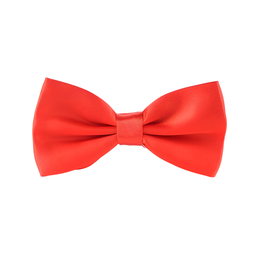 Satin Bow Tie red