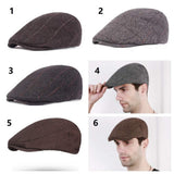 Casquette gavroche en tweed années 1920