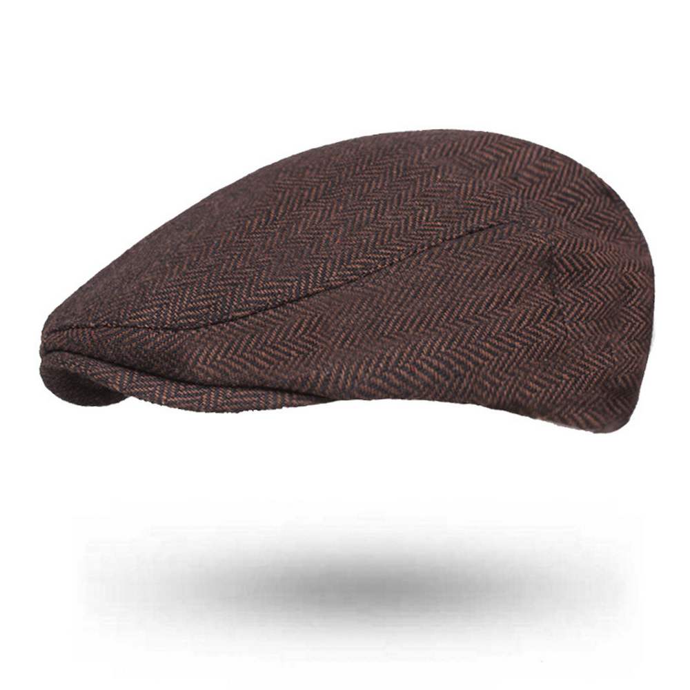 Casquette gavroche en tweed années 1920