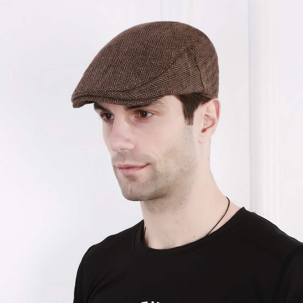 Casquette gavroche en tweed années 1920