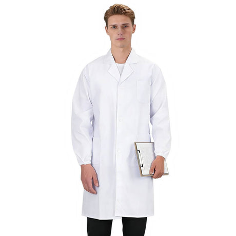 White Lab Coat Costume with Long Sleeves