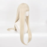 Perruque de cosplay blond platine inspirée de Kakegurui