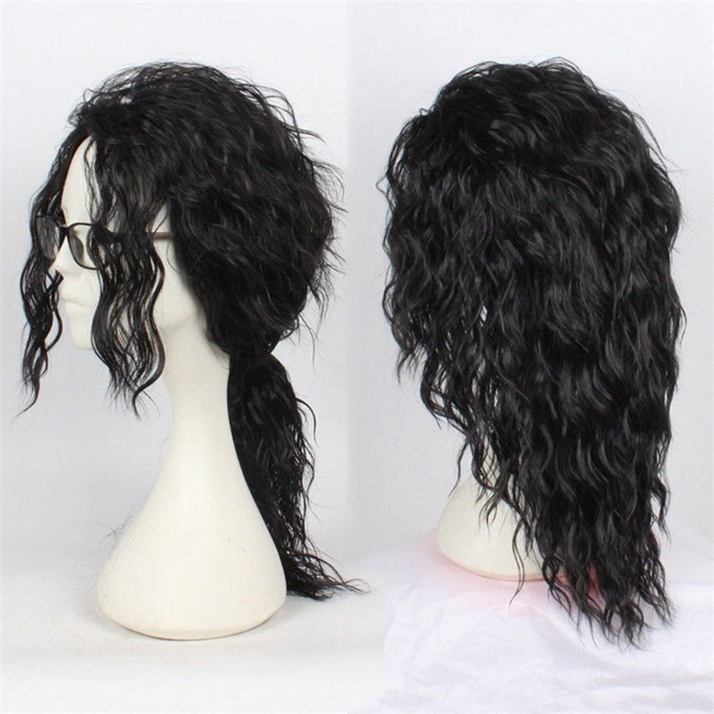 Famous Rock Star Wig - Black, Michael Jackson