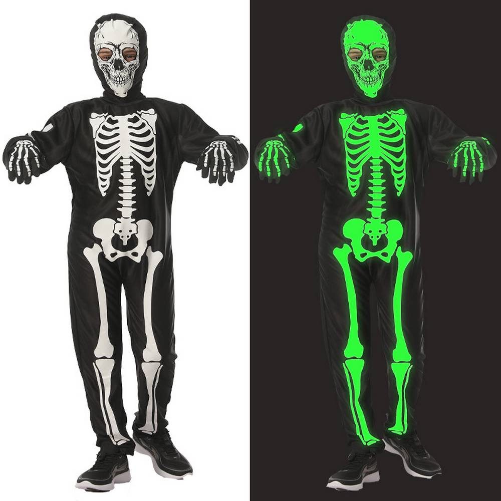 Kids Glow-iN the-Dark Skeleton Costume
