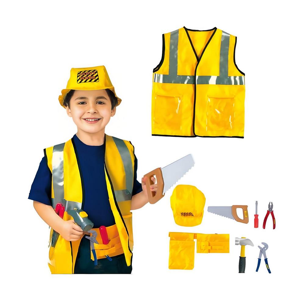 Construction worker Costume Set - child Little Builder