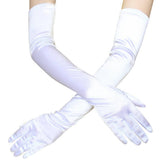 Ladie's Satin Long Gloves