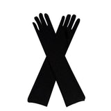 Lady Long Gloves Micro Fiber Material