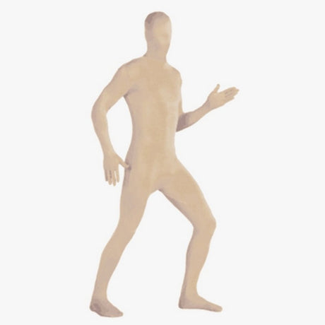 Adult Invisible Man Jumpsuit - Nude, Morphsuit