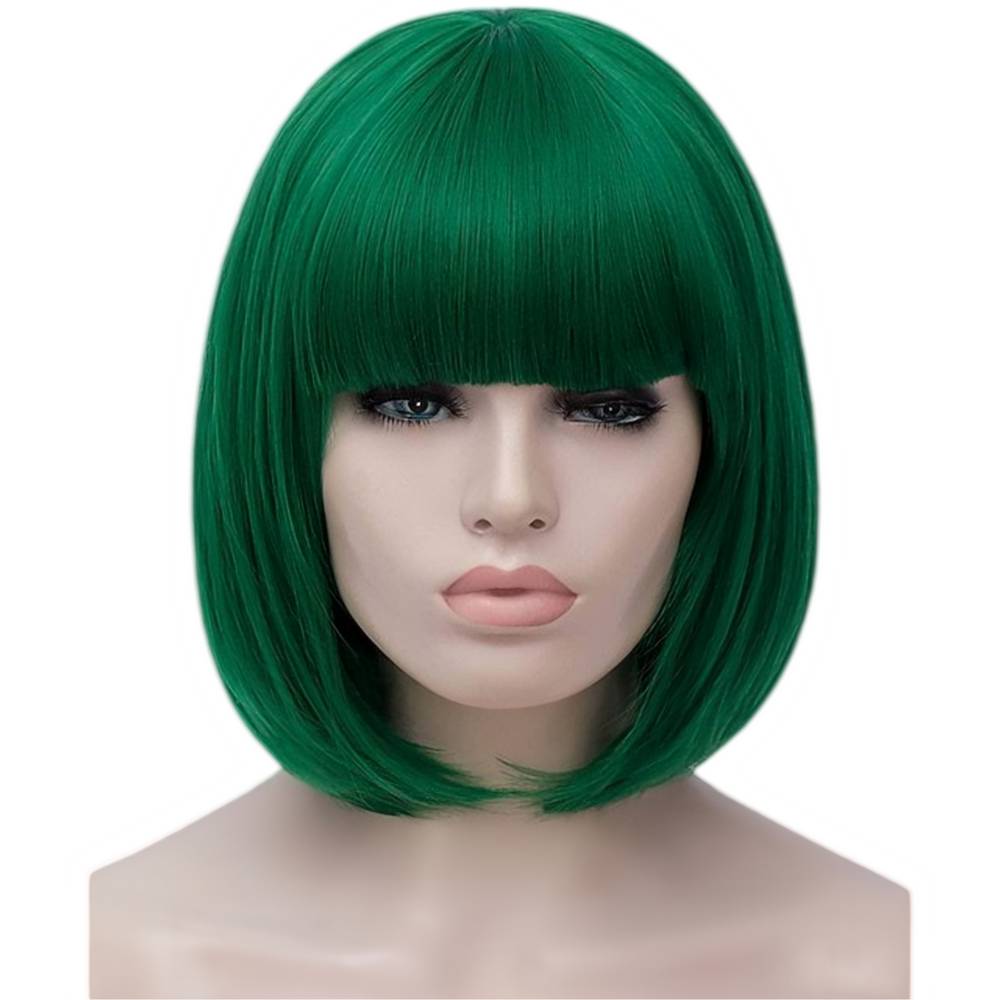 Short Bob style Wig - Costume Wig in multiple colors