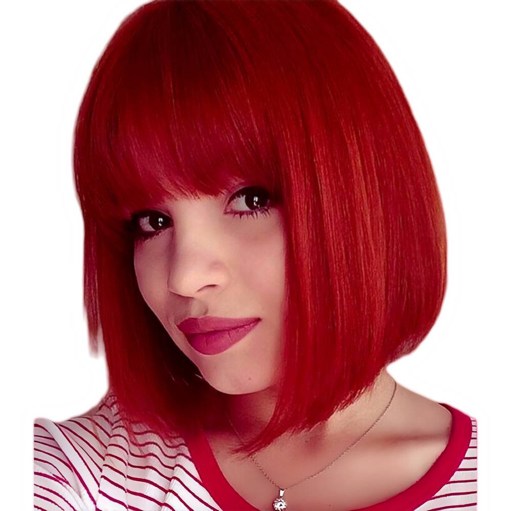 Short Bob style Wig - Costume Wig in multiple colors