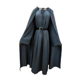 Adult Grey Wizard Robe, Hat & Cape Set