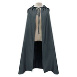 Adult Grey Wizard Robe, Hat & Cape Set
