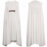 Adult Light Gray Wizard Robe & Cape Set