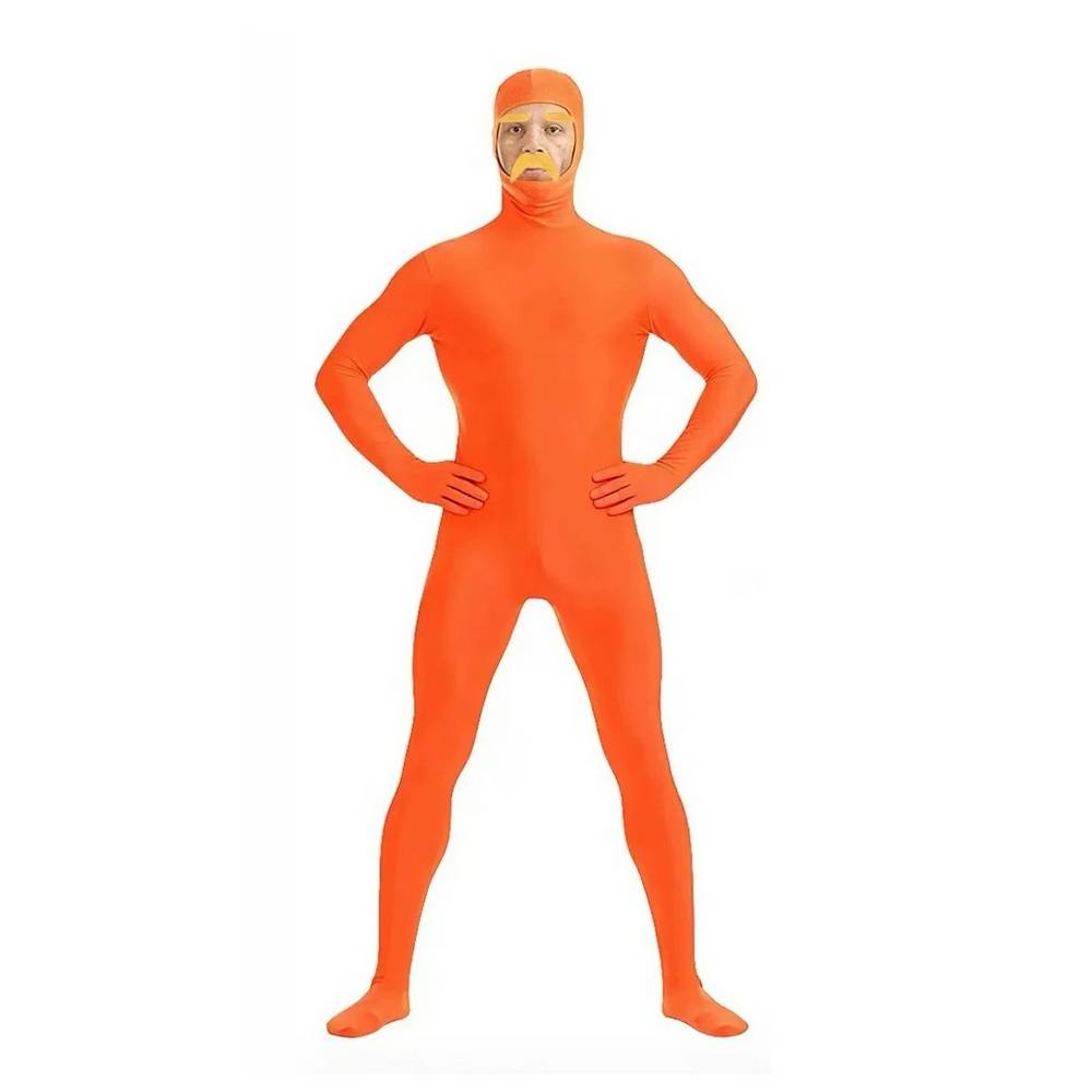 tree-guardian-costume-orange-jumpsuit-with-beard-eyebrows