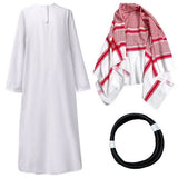 Ensemble de costume de cheikh arabe pour adulte
