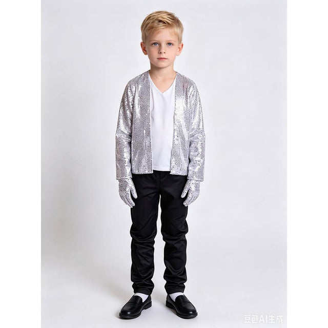 kids-silver-pop-star-jacket-costume-with-shirt-gloves