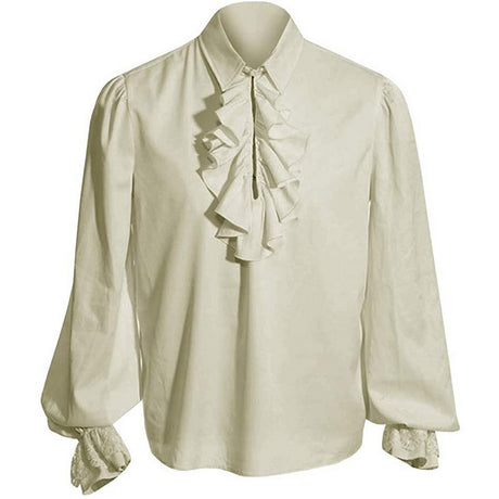 Men's Medieval Shirt Adult- Cream