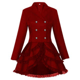 Raven veste queue-de-pie redingote victorienne pour femme