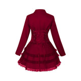 Raven veste queue-de-pie redingote victorienne pour femme