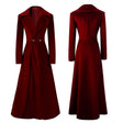 Long Red Medieval Lady Coat