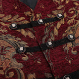 Gilet de costume médiéval en brocart pour homme