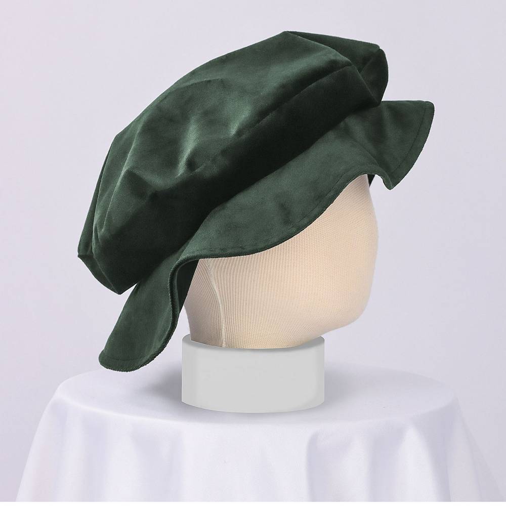 Tudor Flat Cap hat - Adult Renaissance Beret