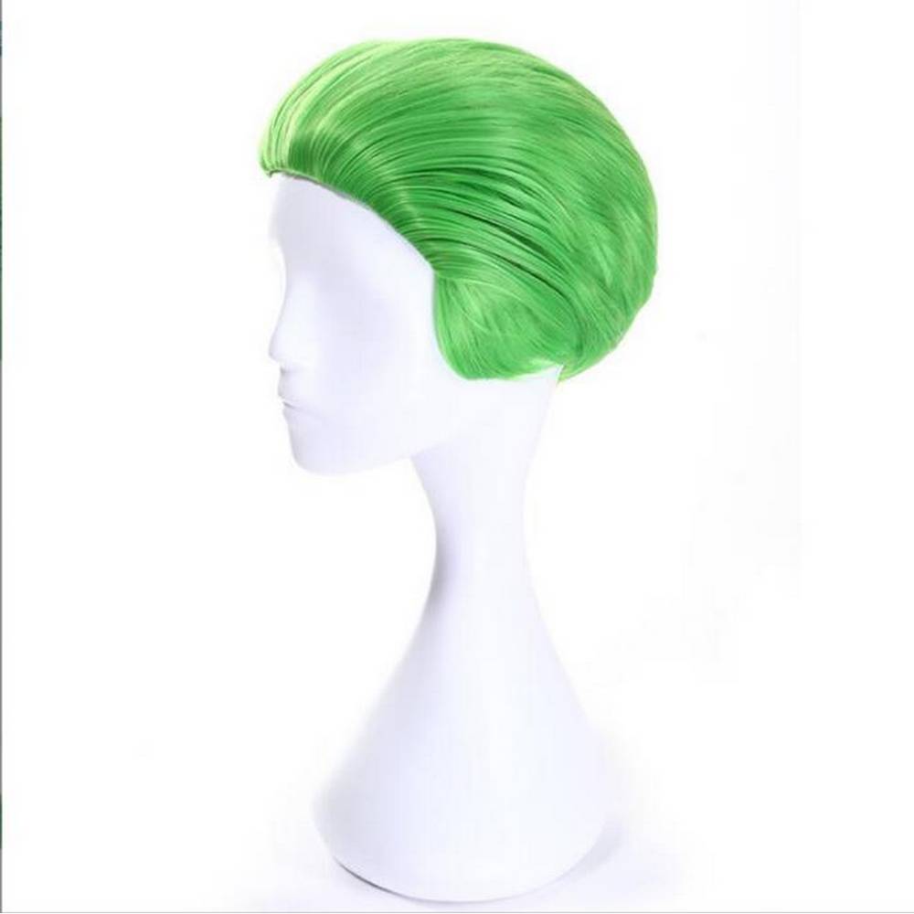 Mad Laughing Criminal short wig - green