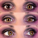 Mad Hatter Contact LENSES - Yellow Orange