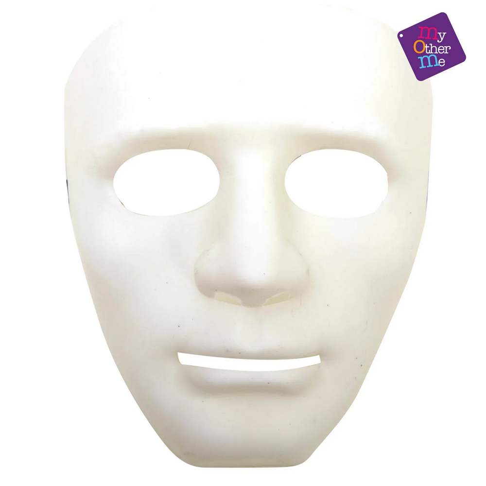 Male White MASK - white S.W.A.T.