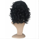 Medieval warrior’s wavy black Wig