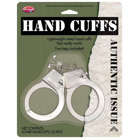 Lightweight Metal Handcuffs with keys