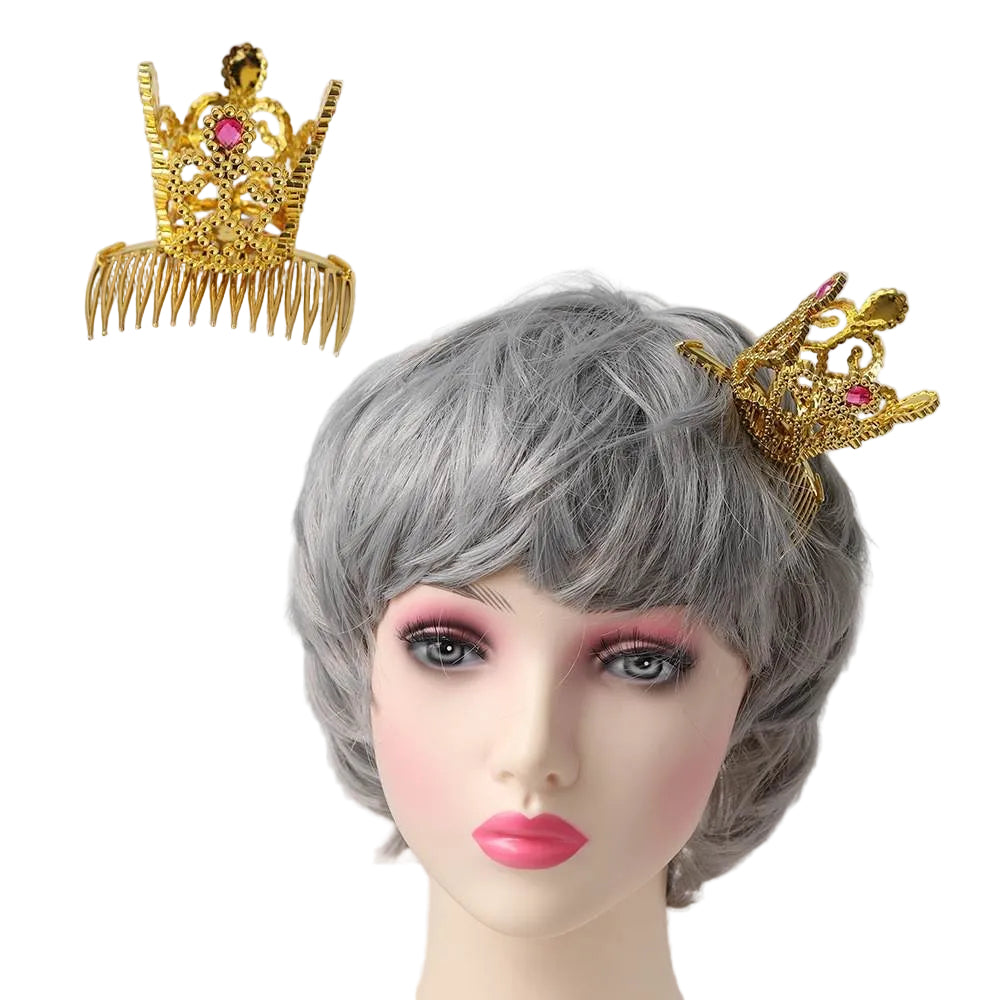 Mini Crown Hair Comb Pin - Princess Tiara