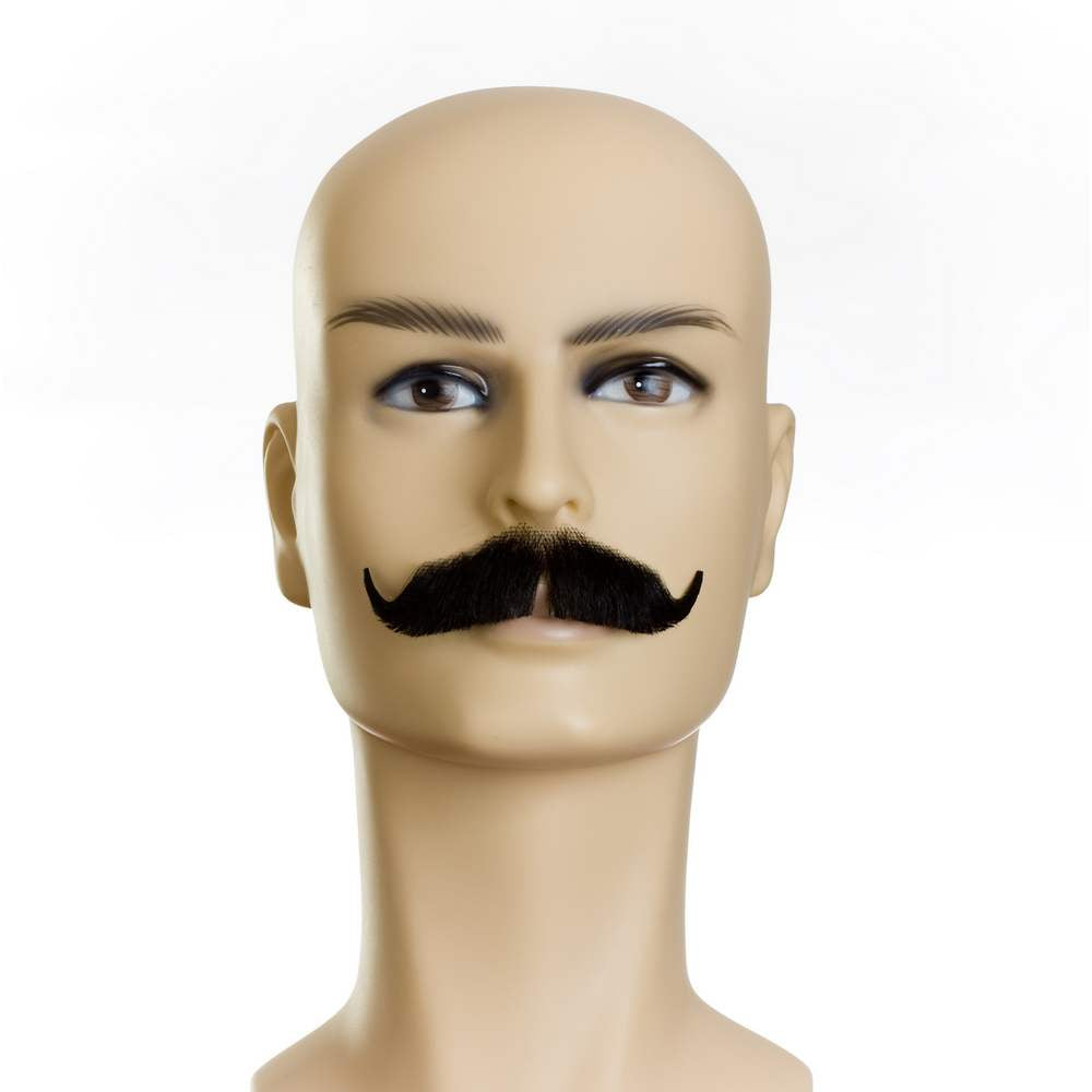 Ambassador II Moustache en cheveux humains - CM04