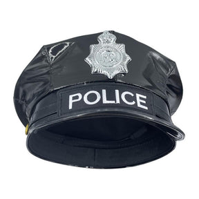 Police Officer Hat - black