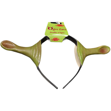Green Ogre Ears headband