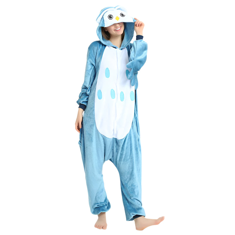 Hibou onesie - costume grenouillère adulte