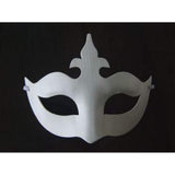 Paper mache venetian eye mask with fleur-de-lis top