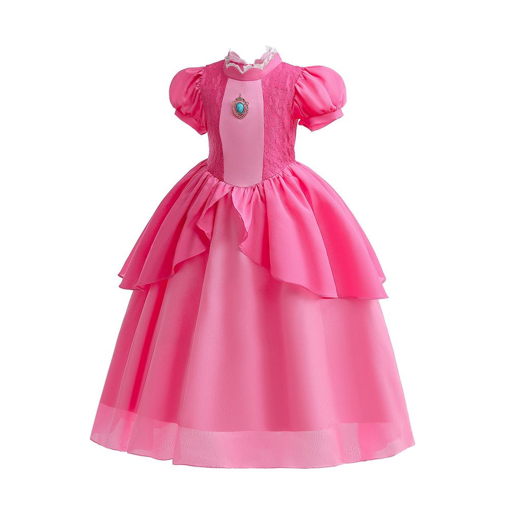 Costume de princesse royale rose pour enfants